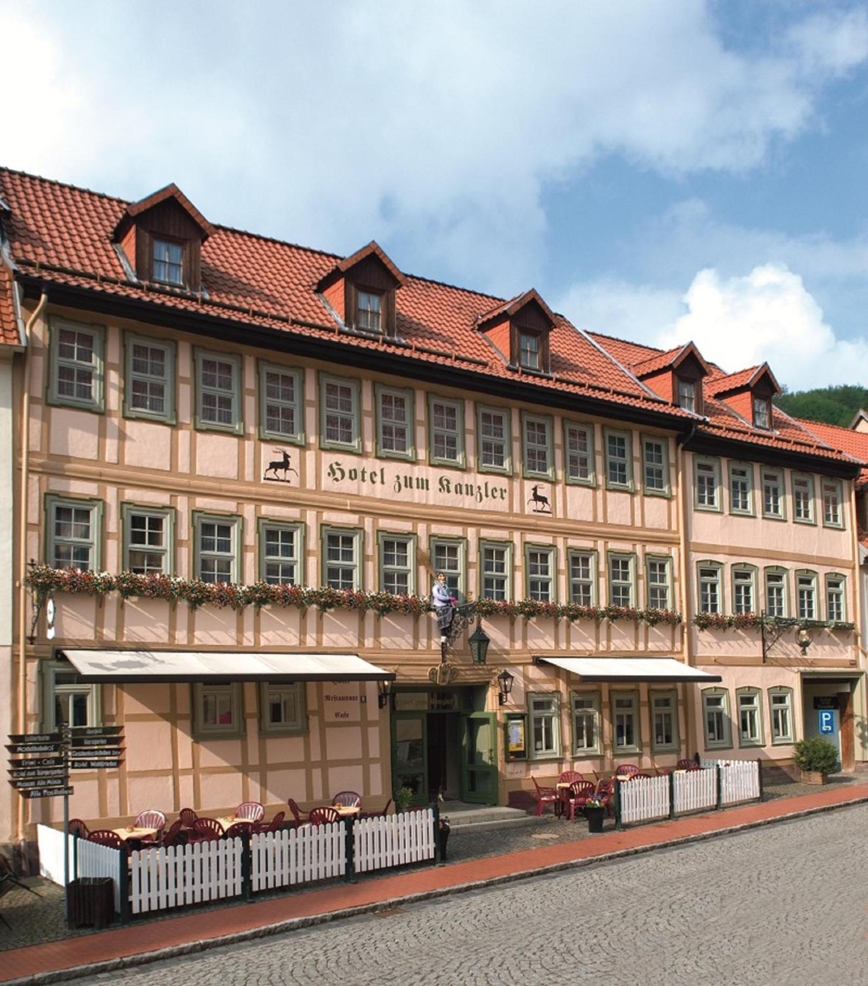 Hotel Zum Kanzler Stolberg (Harz) Exterior foto