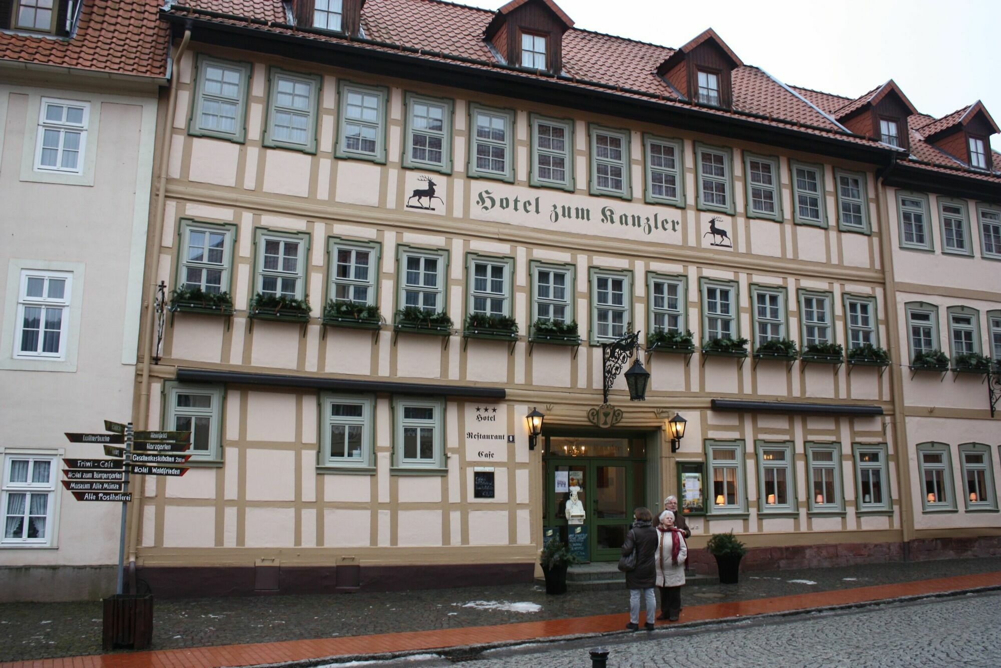 Hotel Zum Kanzler Stolberg (Harz) Exterior foto