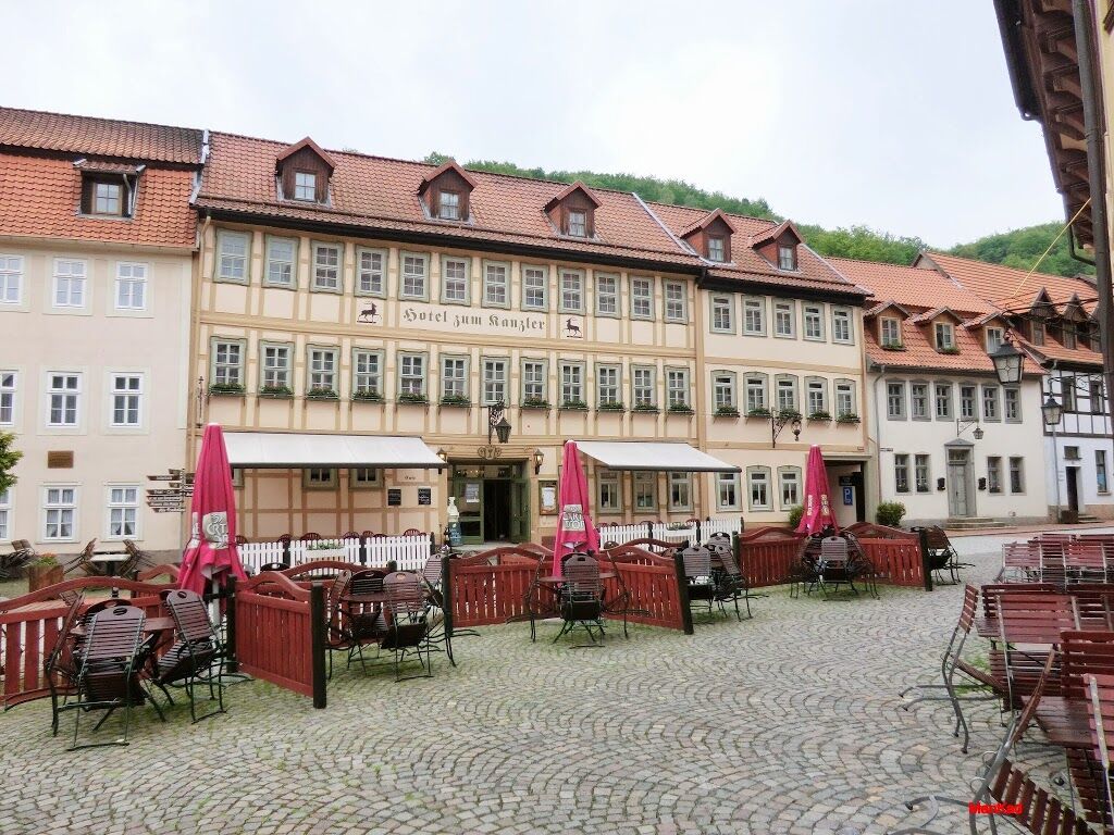 Hotel Zum Kanzler Stolberg (Harz) Exterior foto